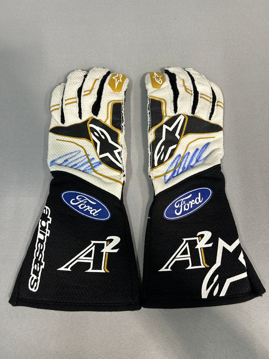 Aric Almirola #10 2023 Autographed Alpine Star Nascar Driver Gloves