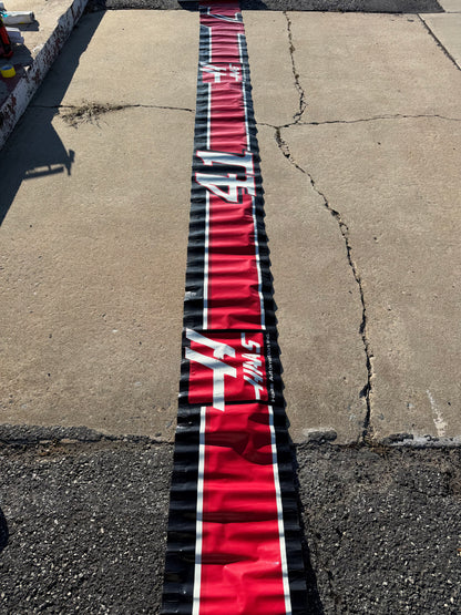 Kurt Busch #41 Haas Automation Nascar Autographed Pit Wall Banner