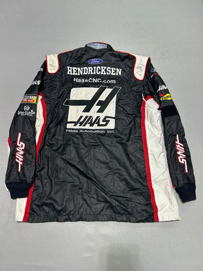 Clint Bowyer #14 Haas Automation Nascar 2 Piece Crew Firesuit C-48 W-36 L-32