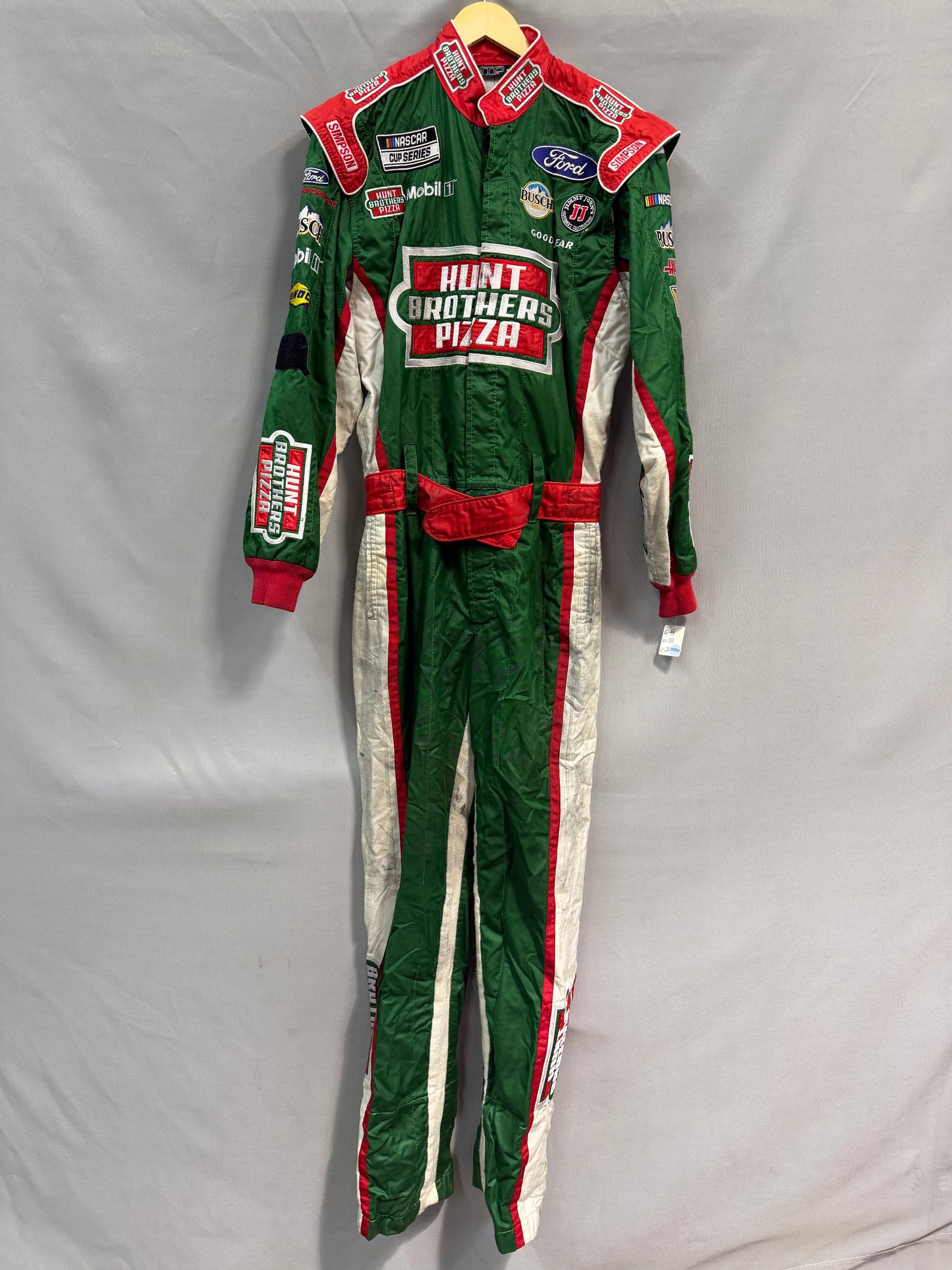 Kevin Harvick #4 Hunt Brothers Pizza Nascar Crew Firesuit C-44 W-32 L-36