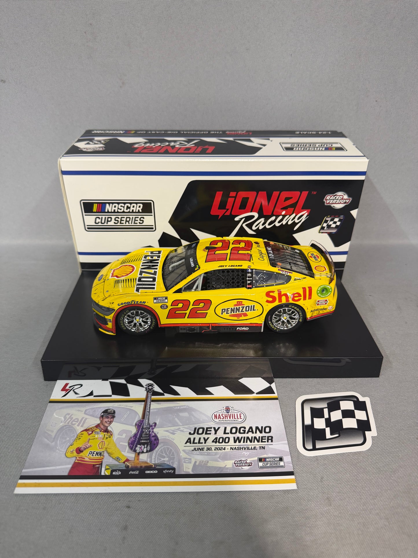 Joey Logano #22 2024 Nashville Win Pennzoil Nascar Diecast