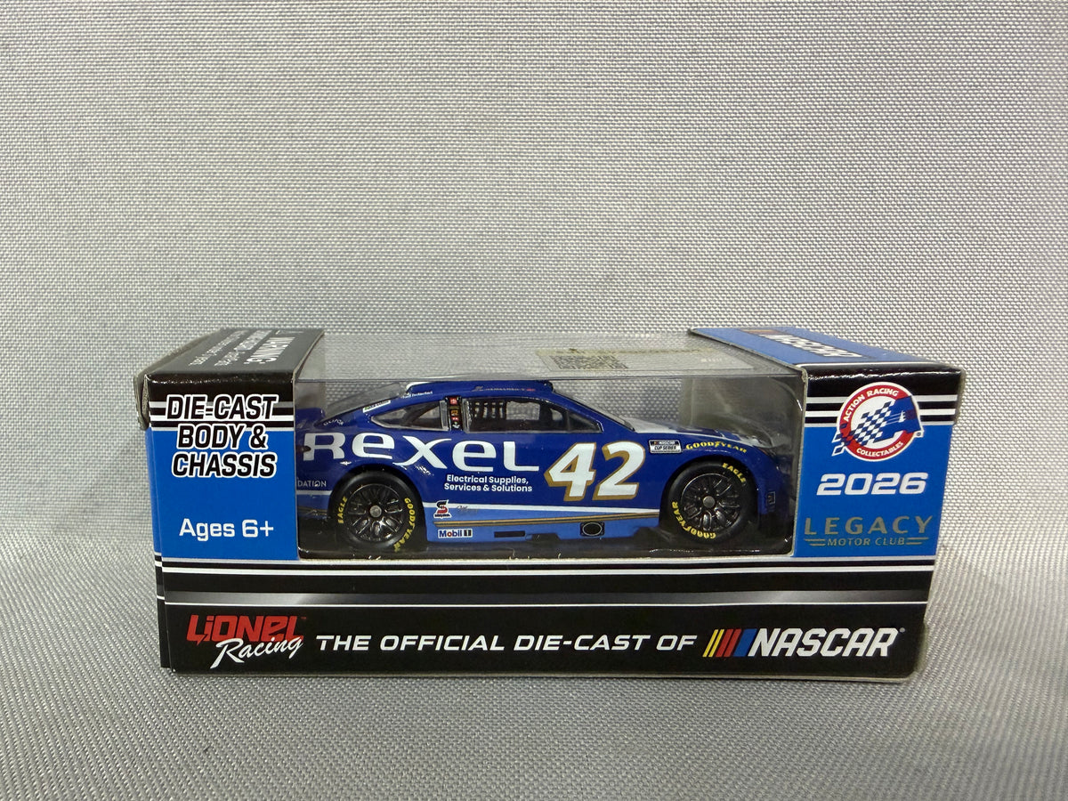 John Hunter Nemechek #42 2026 Rexel Nascar 1/64 Diecast