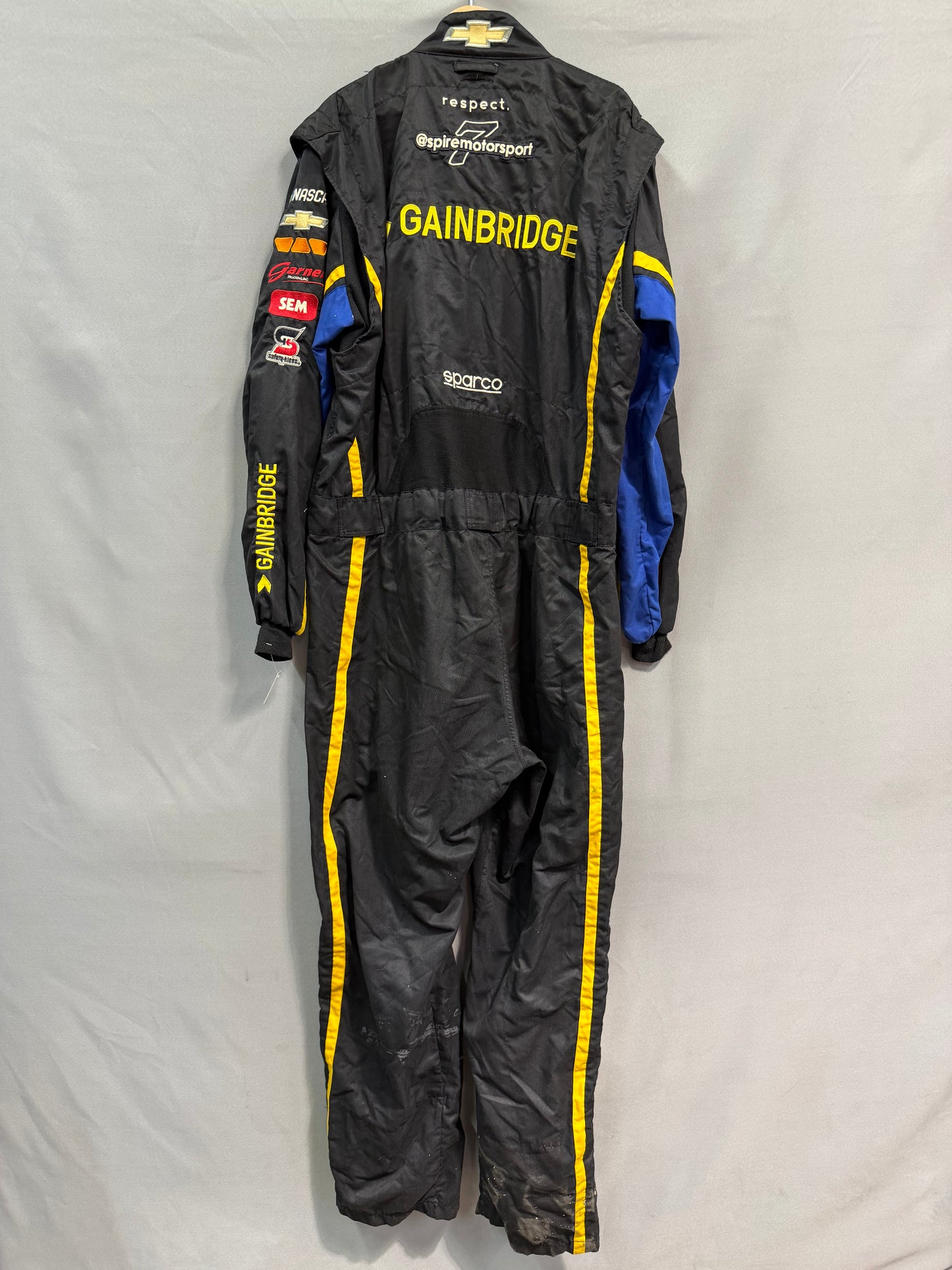 Corey Lajoie #7 2024 Gainbridge Nascar Crew Firesuit C-50 W-44 L-34