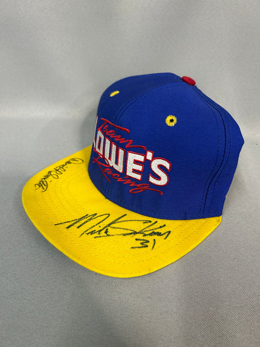 Mike Skinner #31 Team Lowes Racing Nascar Autographed Hat