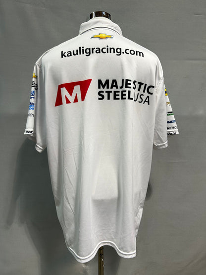Daniel Hemric #16 Majestic Steel Nascar Crew Shirt Size 2XL