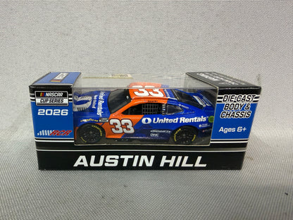 Austin Hill #33 2026 United Rentals Nascar 1/64 Diecast