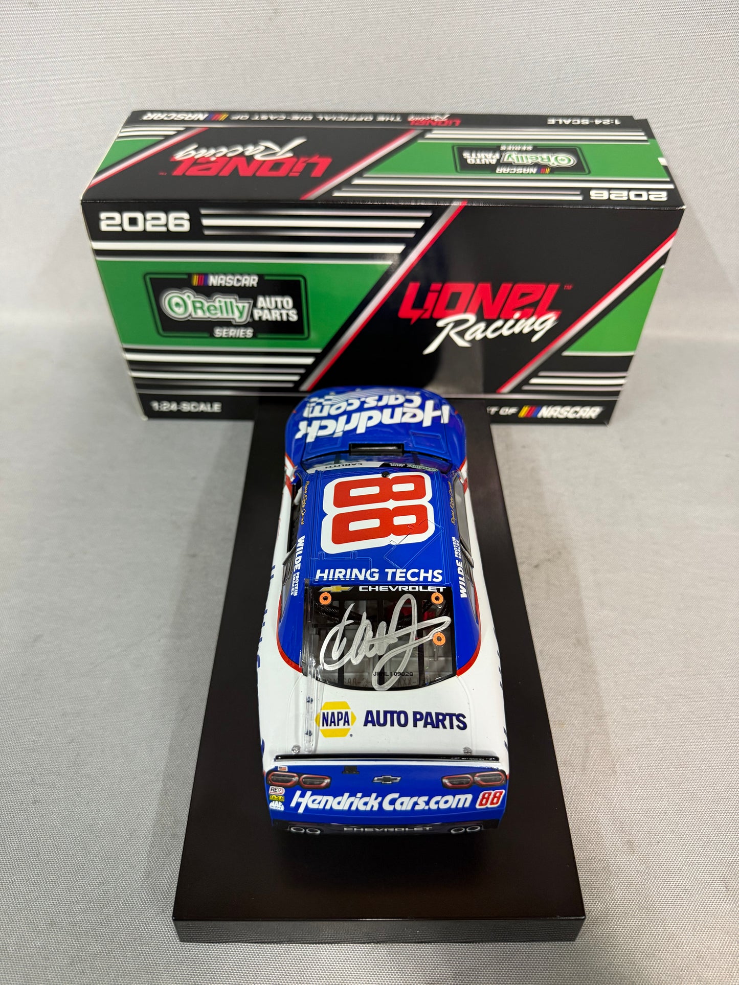 Rajah Caruth #88 2026 Hendrick Cars Nascar Dual Autographed Diecast