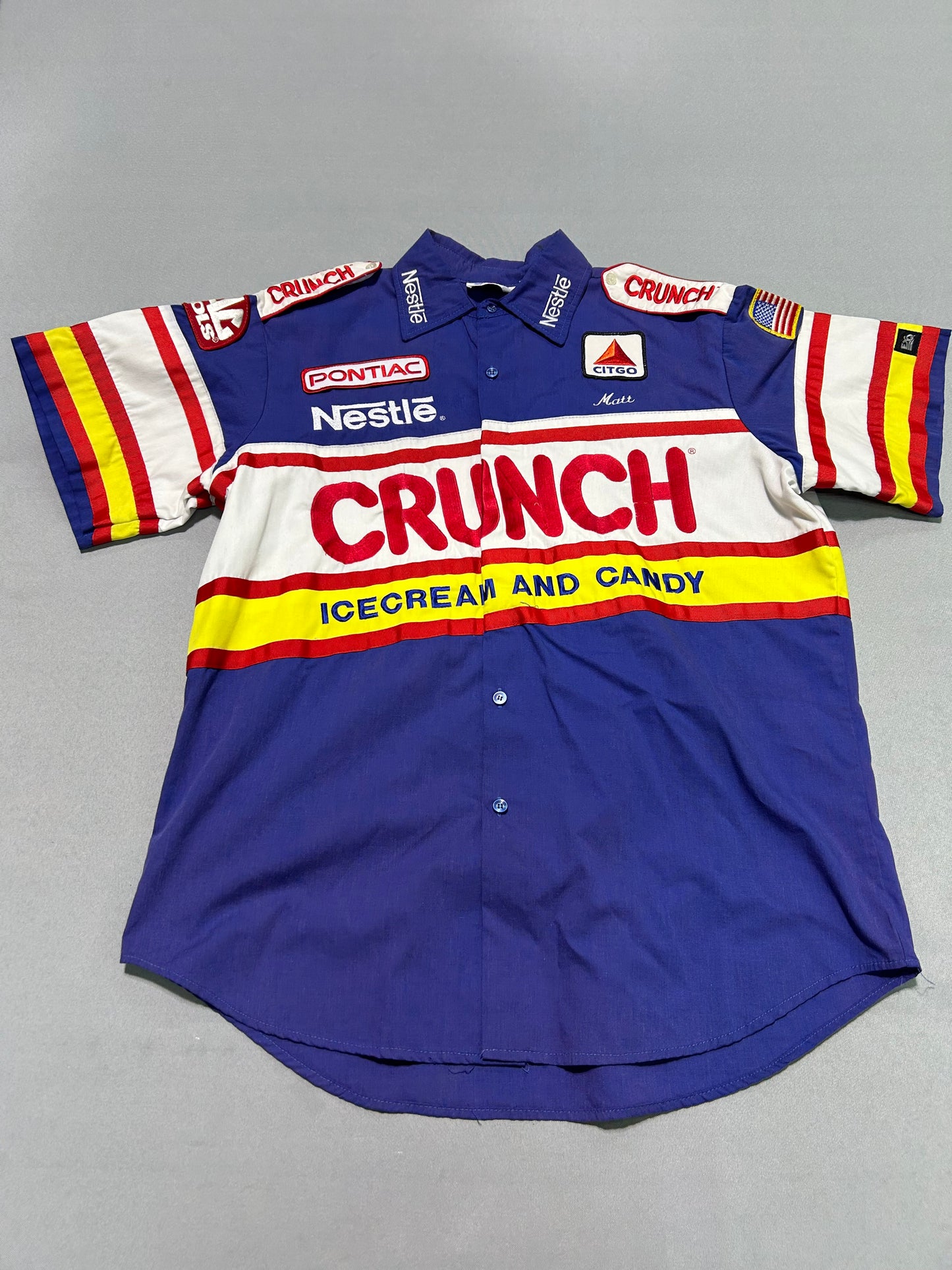 Dale Jarrett #32 Nestle Crunch Nascar Crew Shirt and Pants