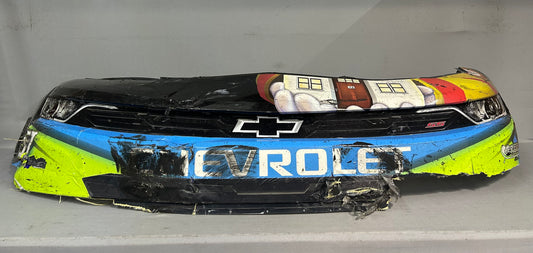 Joey Gase #53 2025 Daytona National Fire Protection Association Autographed Nascar Partial Nose