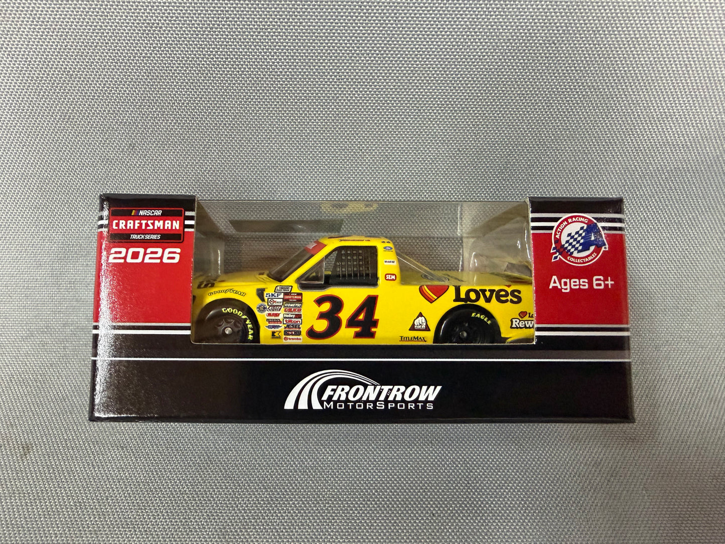 Layne Riggs #34 2026 Loves Truck Stop Nascar 1/64 Diecast