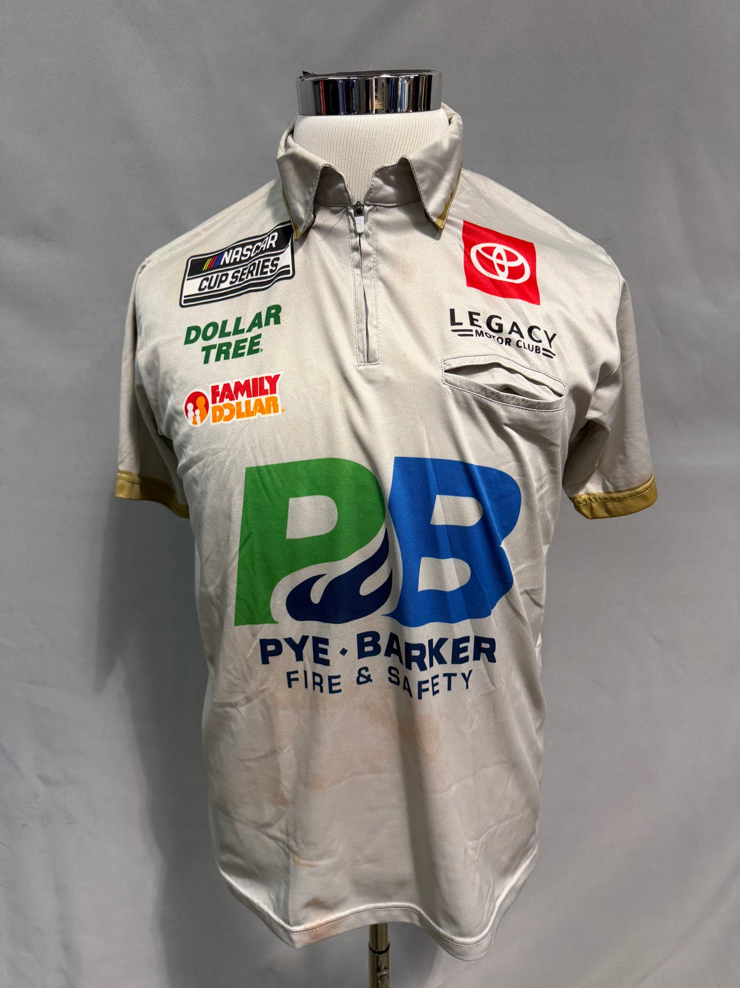John Hunter Nemechek #42 2025 Pye Barker Nascar Crew Shirt Size Medium