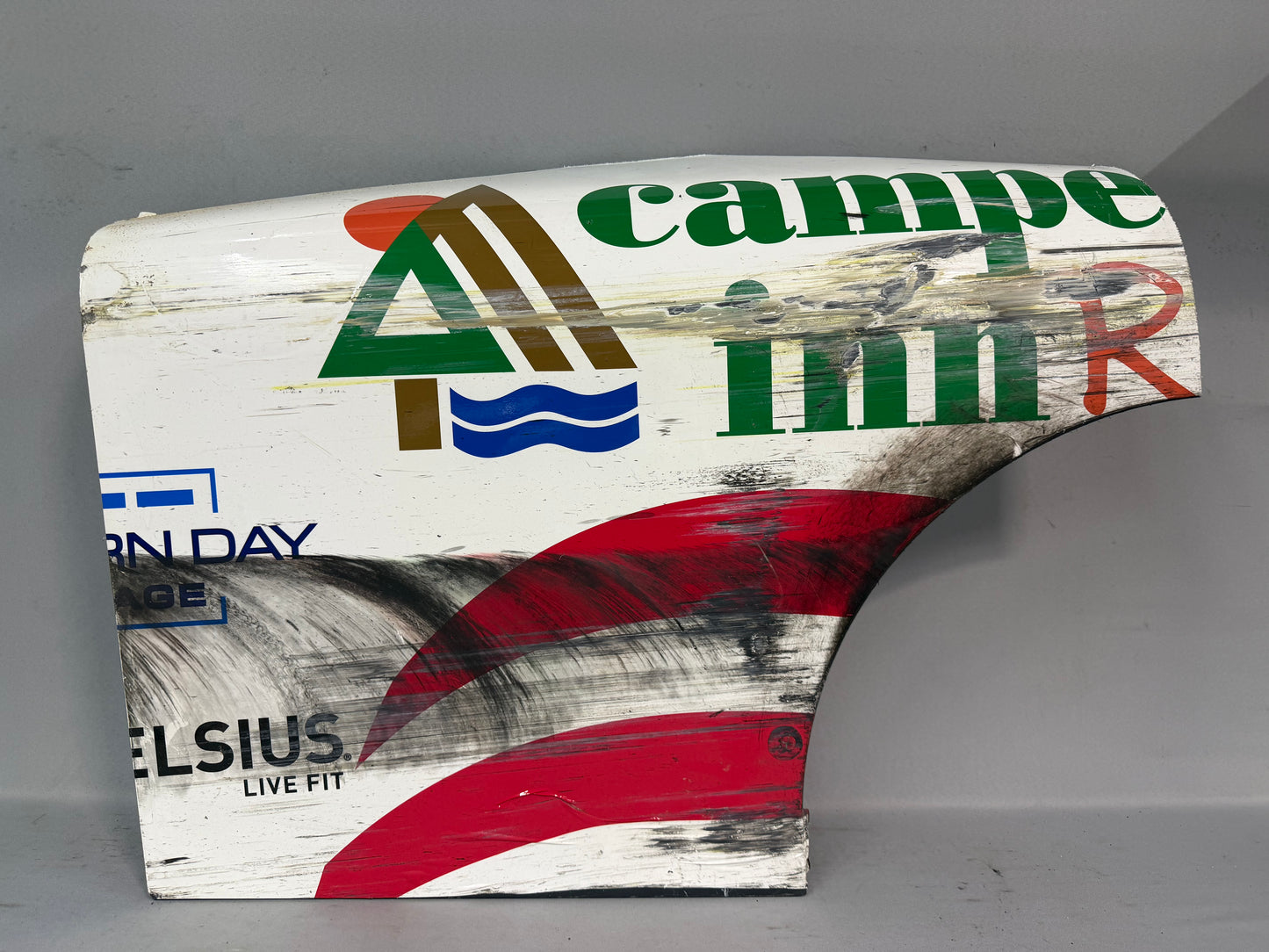 Christian Eckes #16 2025 Charlotte Campers Inn RV Nascar Partial Quarter Panel