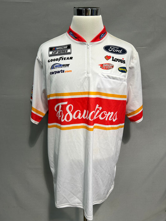 Michael Mcdowell #34 Fr8 Auctions Nascar Crew Shirt Size 3XL Tall