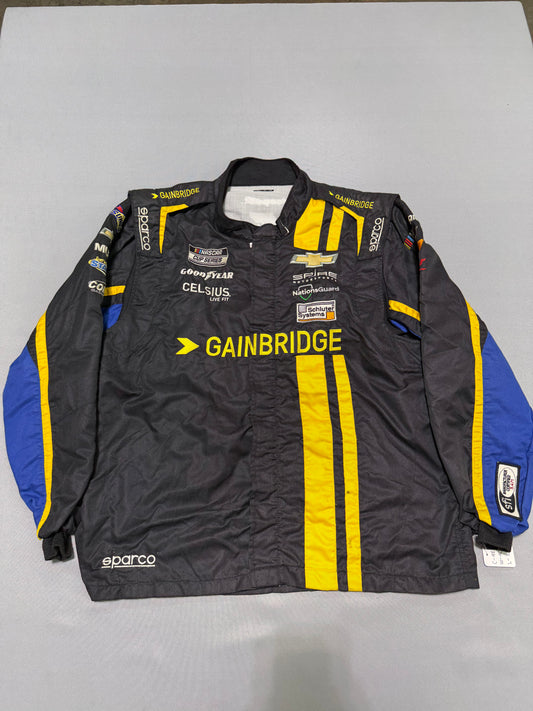 Corey Lajoie #7 2024 Gainbridge Nascar 2 Piece Crew Firesuit C-48 W-40 L-32