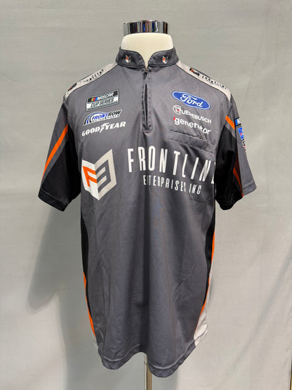 Todd Gilliland #38 2024 Frontline Enterprises Nascar Crew Shirt Size XL