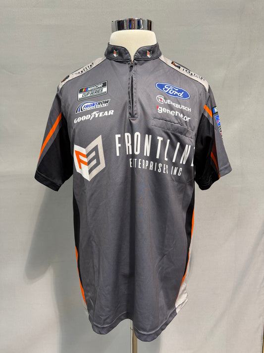 Todd Gilliland #38 2024 Frontline Enterprises Nascar Crew Shirt Size XL
