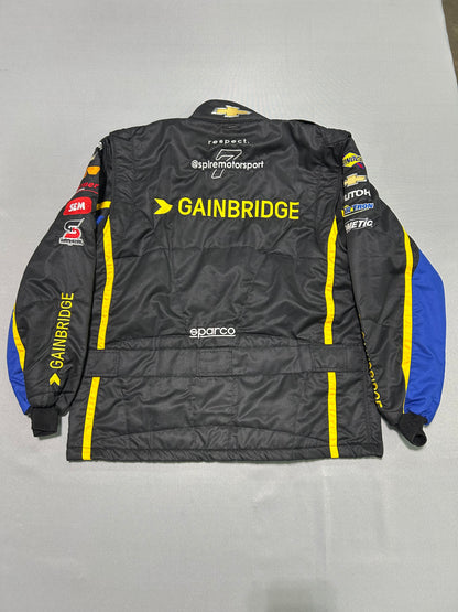 Corey Lajoie #7 2024 Gainbridge Nascar 2 Piece Crew Firesuit C-50 W-40 L-32