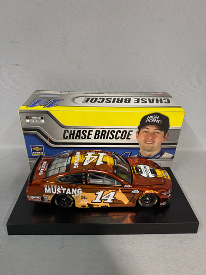 Chase Briscoe #14 2021 Ford Global Mustang Week Color Chrome Nascar Diecast