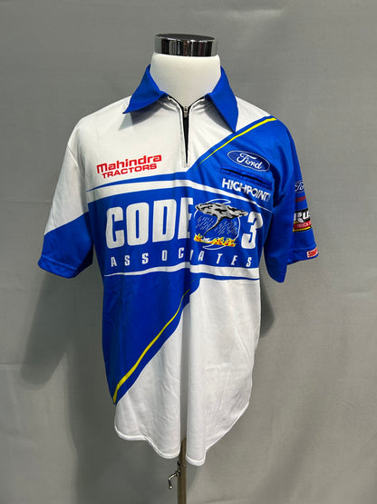 Chase Briscoe #14 Code 3 Associates Nascar Crew Shirt Size Medium