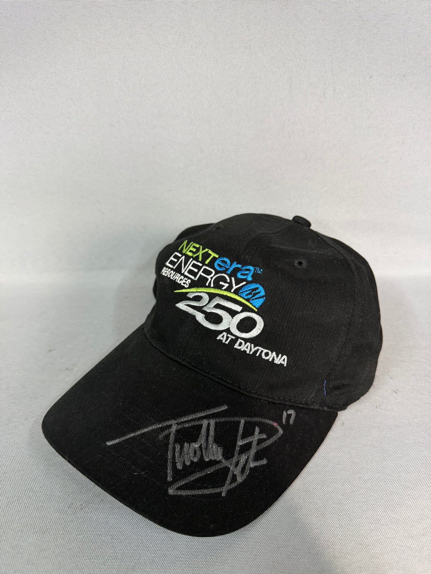Timothy Peters #17 2010 Daytona Nextera Energy 250 Nascar Autographed Victory Lane Hat