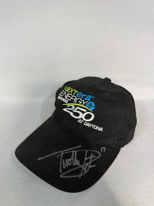 Timothy Peters #17 2010 Daytona Nextera Energy 250 Nascar Autographed Victory Lane Hat