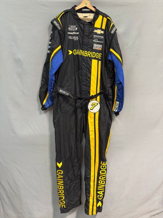 Corey Lajoie #7 2024 Gainbridge Nascar Crew Firesuit C-54 W-46 L-34