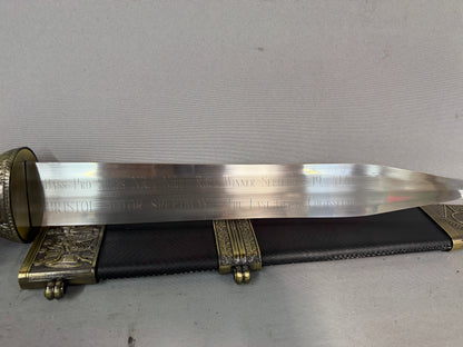 Kevin Harvick #4 2020 Bristol Night Race Nascar Team Issued Sword Trophy