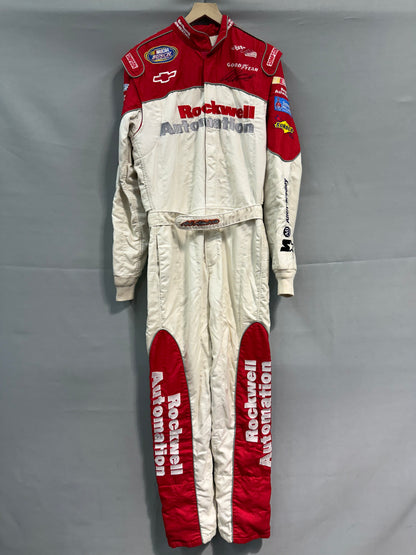 Aric Almirola #20 2007 Rockwell Automation Autographed Nascar Driver Firesuit