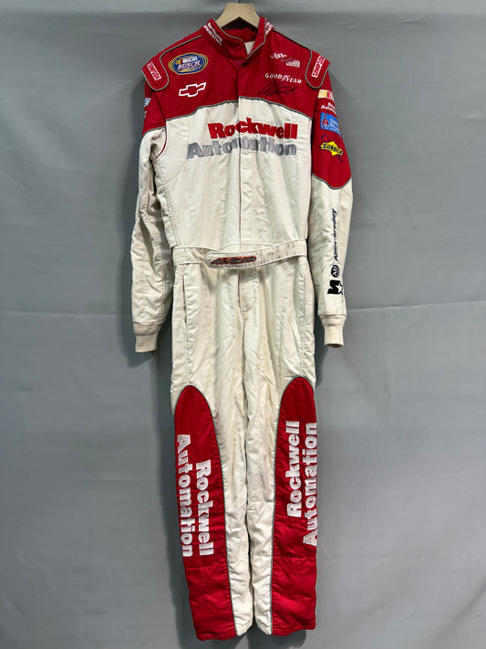 Aric Almirola #20 2007 Rockwell Automation Autographed Nascar Driver Firesuit