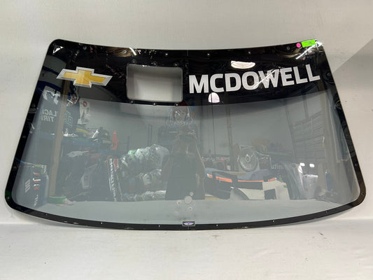 Michael McDowell #71 2025 Watkins Glen Nascar Front Windshield