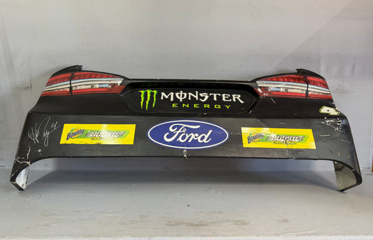 Hailie Deegan #4 2020 Winchester Monster Energy Nascar Autographed Rear Bumper