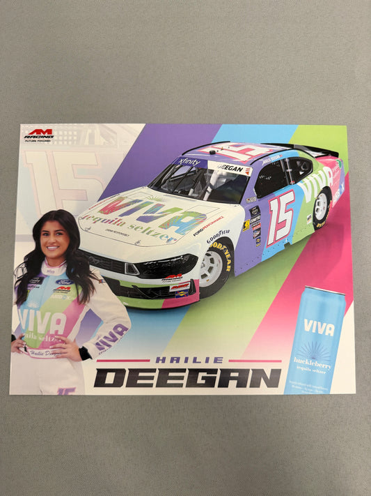 Hailie Deegan #15 2024 Viva Seltzer Nascar Hero Card