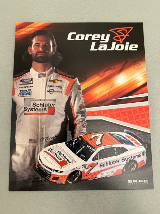 Corey Lajoie #7 2023 Schluter Systems Nascar Hero Card