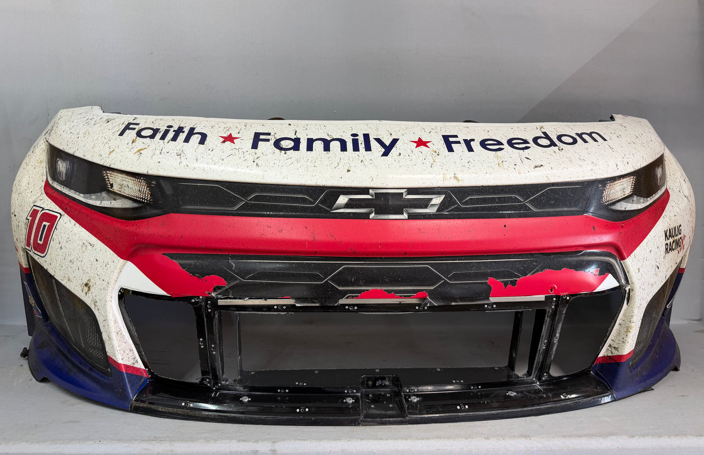 Ty Dillon #10 2026 Pocono Patriot Mobile Nascar Front Nose