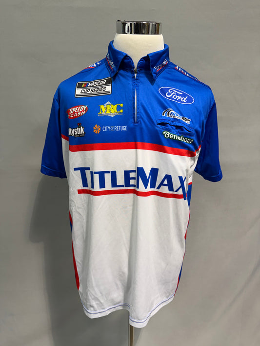 Zane Smith #38 2025 Titlemax Nascar Crew Shirt Size XL