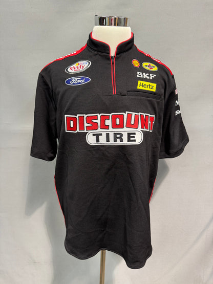 Ryan Blaney #22 Discount Tire Nascar Crew Shirt Size Large