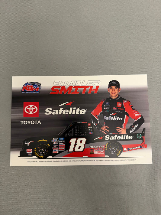 Chandler Smith #18 Safelite Nascar Hero Card