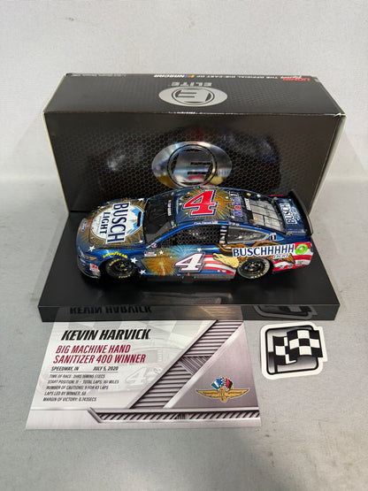 Kevin Harvick #4 2020 Indianapolis Win Busch Light Fireworks Elite Liquid Color Nascar Diecast