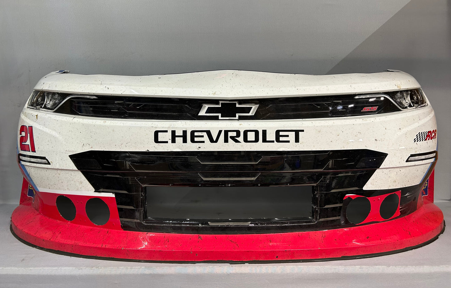 Austin Hill #21 2025 Pocono Global Industrial Nascar Front Nose