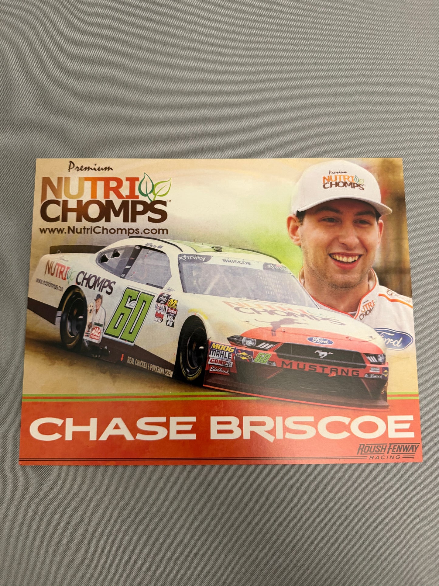 Chase Briscoe #60 2018 Nutrichomps Nascar Hero Card
