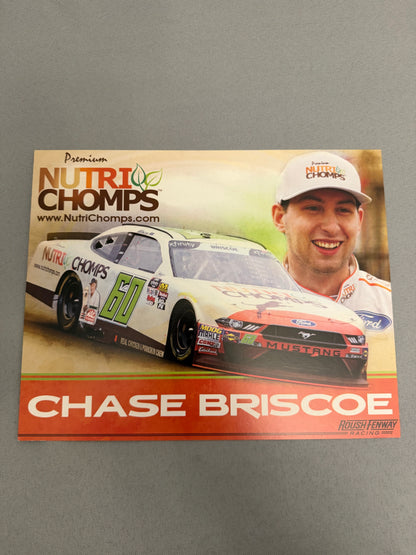 Chase Briscoe #60 2018 Nutrichomps Nascar Hero Card