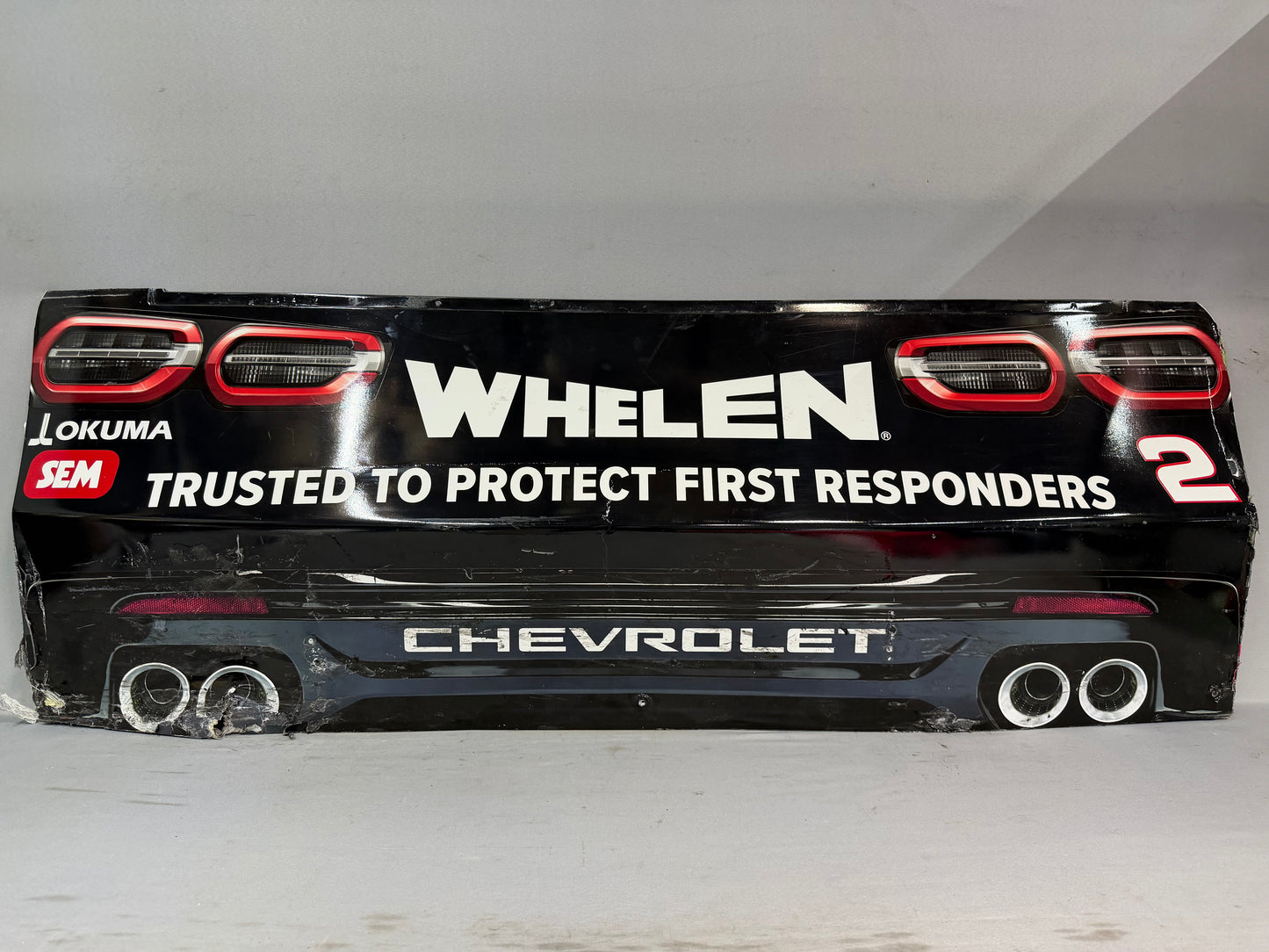 Jesse Love #2 2026 Martinsville 1 Whelen Nascar Rear Bumper