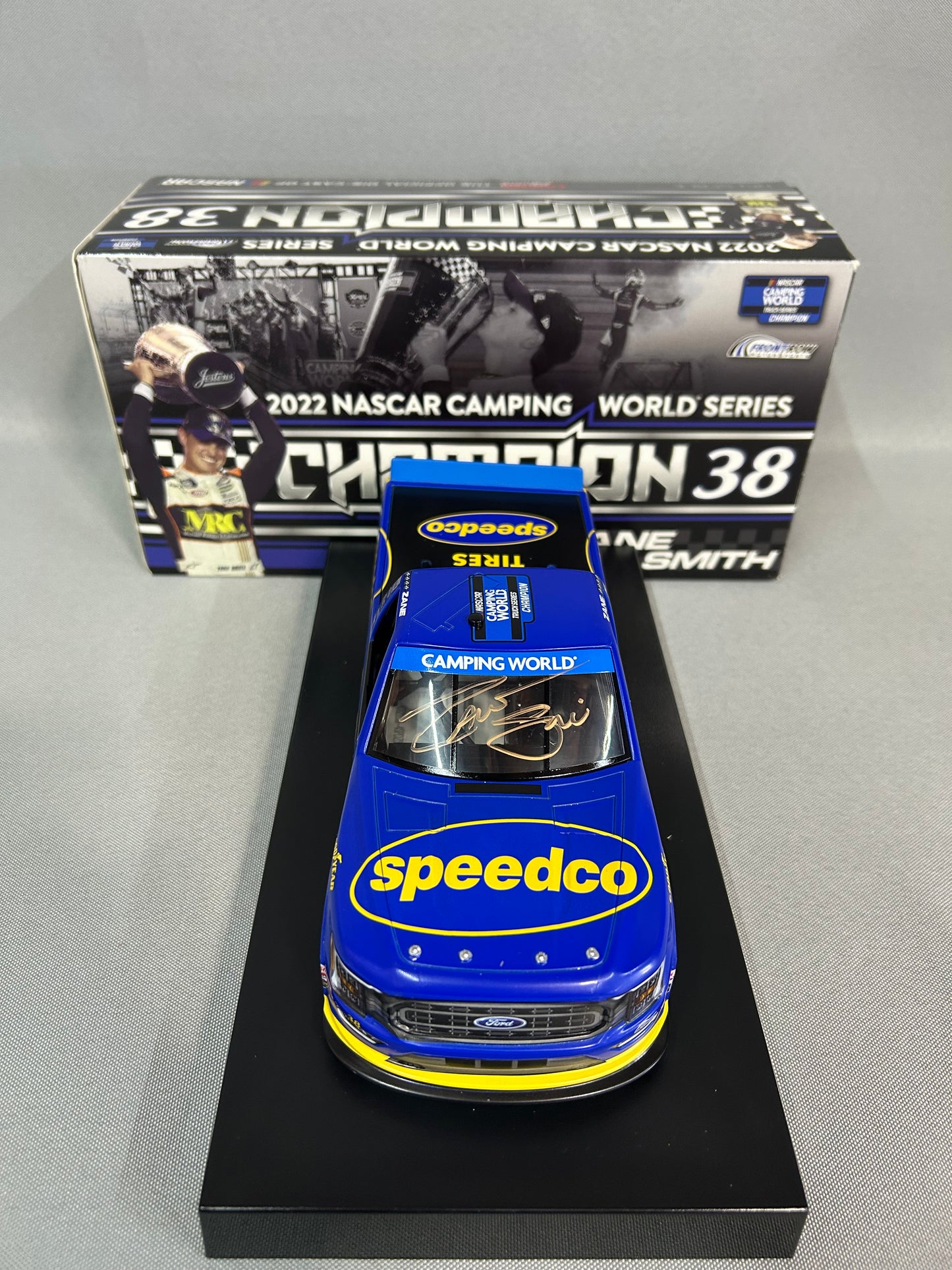 Zane Smith #38 2022 Autographed Speedco Champion Nascar Diecast