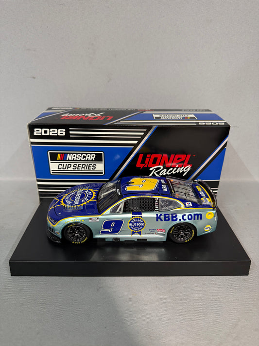 Chase Elliott #9 2026 Kelley Blue Book Liquid Color Din 9 Door Number Nascar Diecast