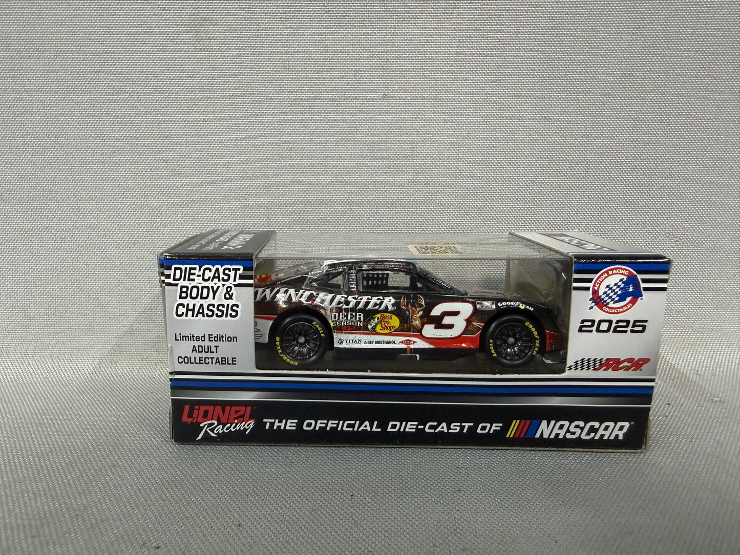 Austin Dillon #3 2025 Richmond Win Bass Pro Shops Winchester Nascar 1/64 Diecast