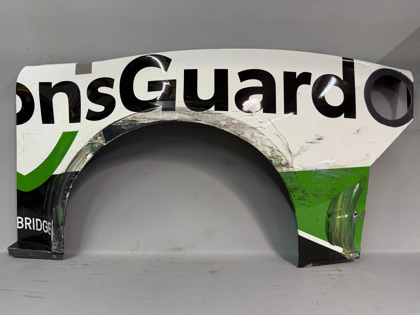 Justin Haley #7 2025 Bristol Nations Guard Nascar Quarter Panel