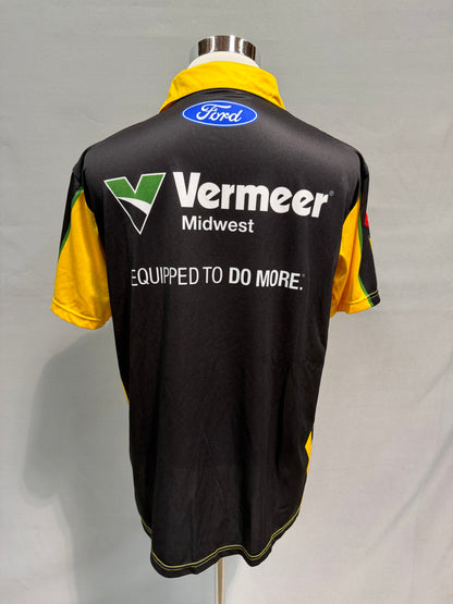 Zane Smith #38 2025 Vermeer Midwest Nascar Crew Shirt Size XL