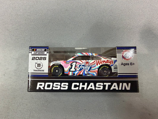 Ross Chastain #1 2025 Wendys Frosty Nascar 1/64 Diecast