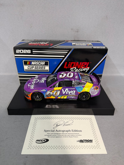 Ryan Preece #60 2026 Kroger Viva Towels Tribute Nascar Autographed Diecast