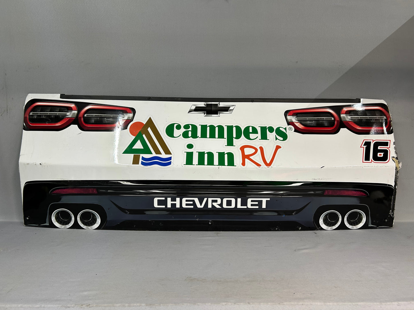 Christian Eckes #16 2025 Charlotte Campers Inn RV Nascar Rear Bumper